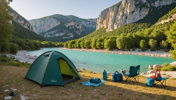 Camping nature dans le verdon : escapade verte réussie