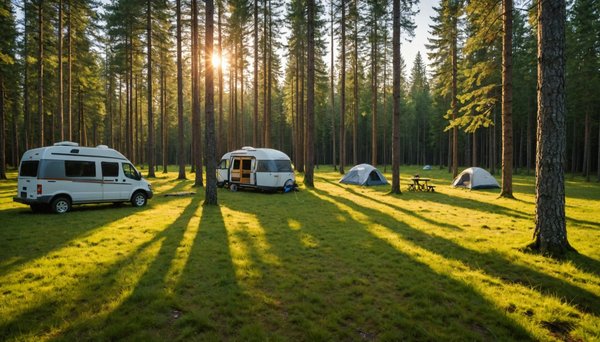 Tente, van ou camping-car : bien choisir son emplacement